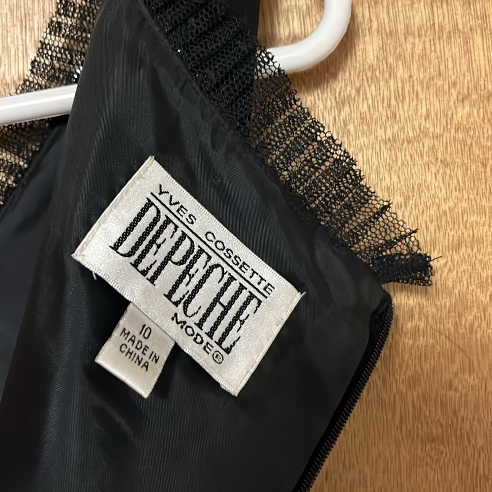 Yves Cossette Depeche Mode Black Dress - Picture 7 of 7
